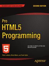 Pro HTML5 Programming
